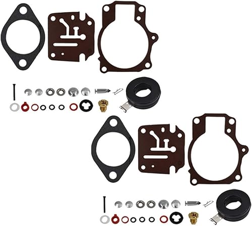 ALL-CARB 2 kits de reparación de carburador y reemplazo de flotador para Johnson Evinrude 50 55 60hp