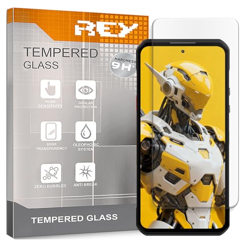 REY Protector de Pantalla para OUKITEL WP60, Cristal Vidrio Templado Premium