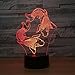 Produktbild Wfmhra Schwimmen Fisch 3D Lava Lampe Creative 7 Farbwechsel 3D LED Nachtlicht RGB Stimmung Hochzeitsdekor Geschenk Schlafzimmer Tischlampe Drop Ship