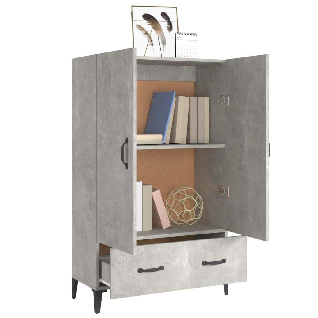 TJROO Credenza Con Ante 70x31x115 Cm Armadietto Con Ante Mobile - 6