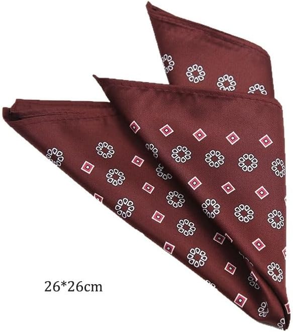Retro Printed Pocket Square Men's Business Suit Chest