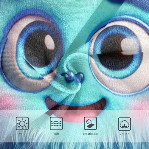 Girls Underwear Toddler 2t Cotton Panties for Girl Artistic Undies Kids Briefs Cute Blue Elf Monster3