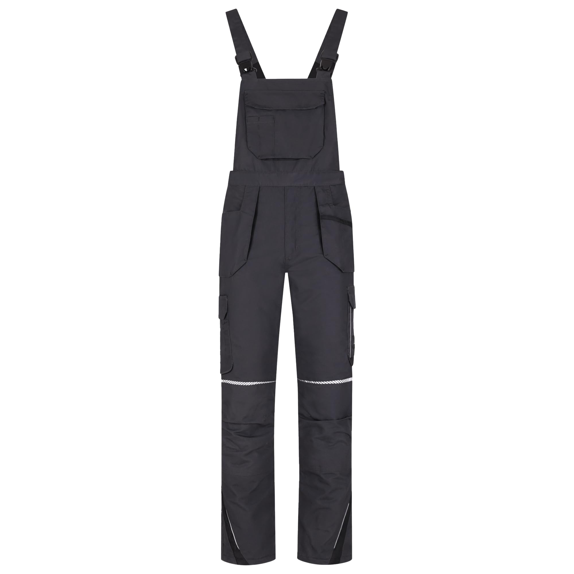 BWOLFDrift Ice Work Dungarees Men's Winter Dungarees Men's Winter Work Trousers with Bib Waterproof Reflective with Many Pockets