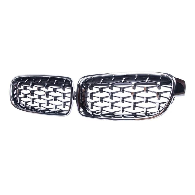 Calandre avant diamant chromé pour BMW Série 3 F30 F31 F35 2013-2019 argenté