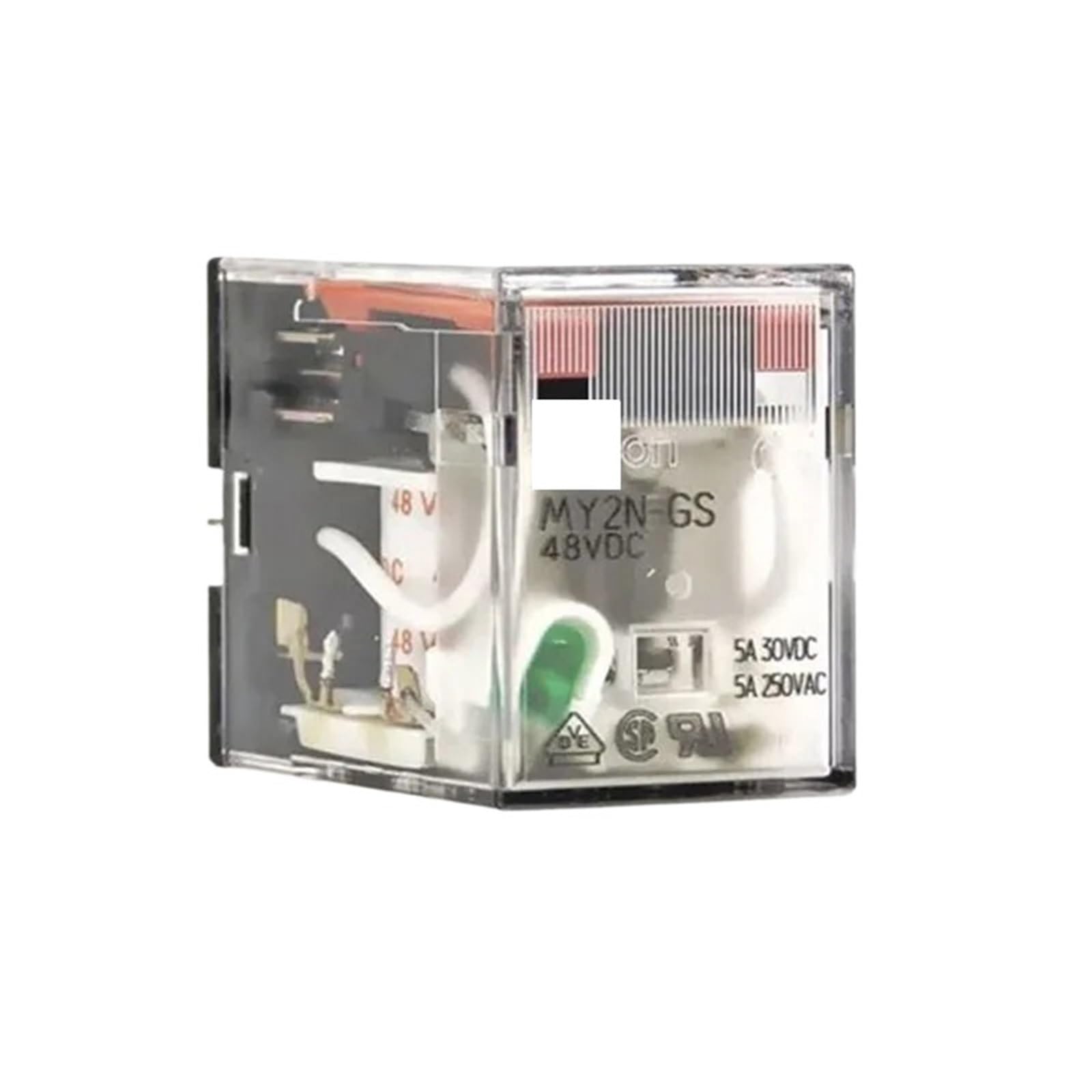 Vhkjewe My2n Gs Dc12v Small Intermediate Relay My2n-Gs 8-Pin 5A Dc12v Dc24v Dc48v Dc110v Dc220v(My2n Gs Dc12v)