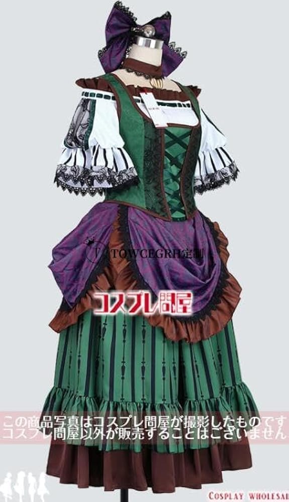 れ*能様 ガストンガールズダンサー仮装ウィッグセット　紫 最終値下げ】ガストンガールズダンサー仮装ウィッグセット 紫