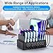 150W/35A Charging Station for Multiple Devices, 16 Port USB C Fast Charging Station with Adjustable Dividers - Organizer Charging Dock for Smartphone, iPad, Kindle, Tablet & More