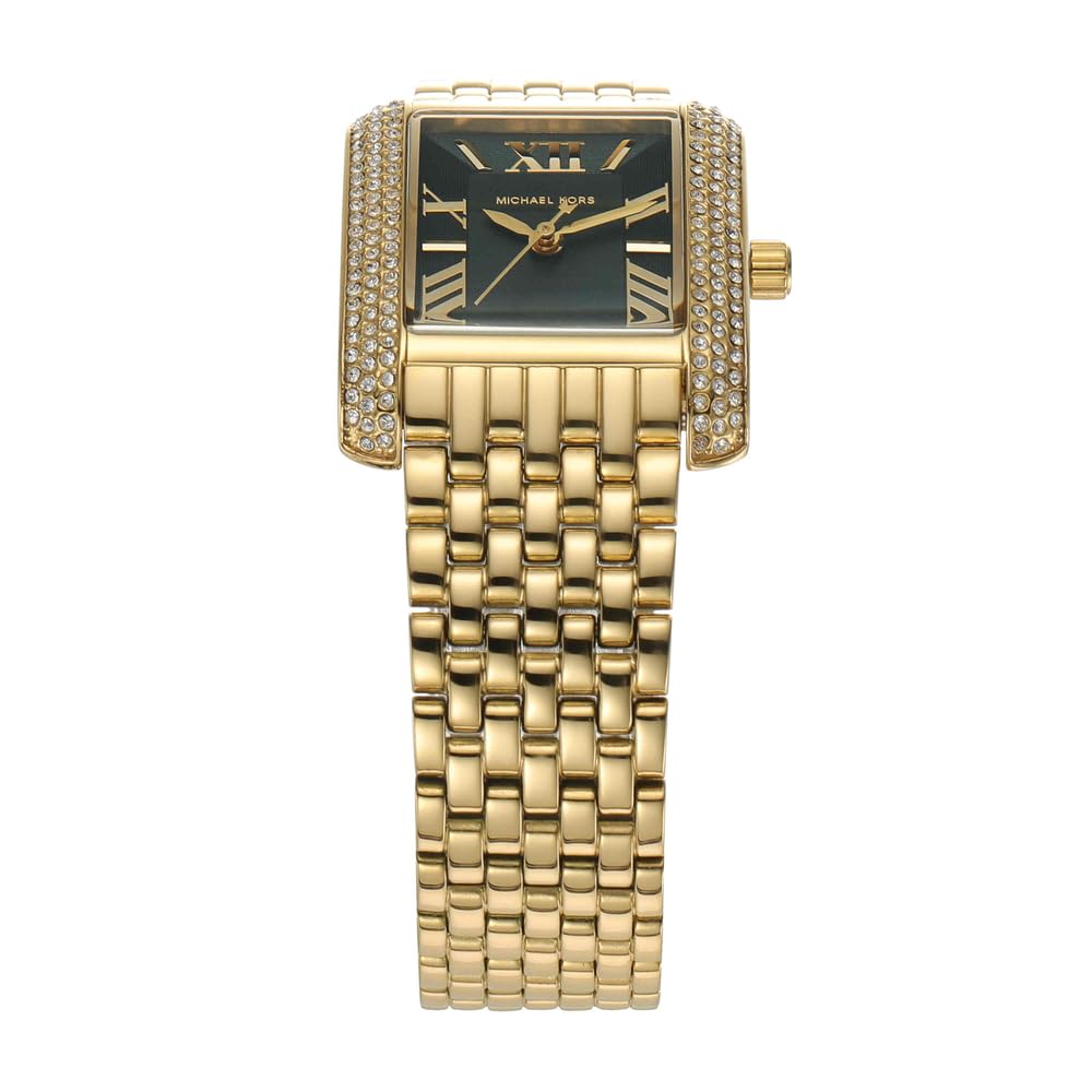 Michael Kors Reloj Emery para Mujer, 33mm Movimiento de Cuarzo a Tres Agujas con Correa de Acero Inoxidable o Piel