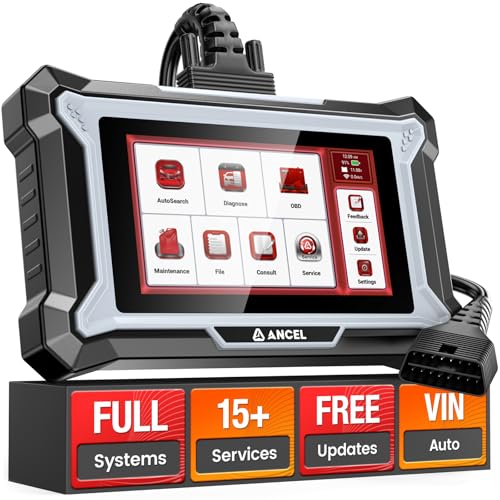 ANCEL DS200 Full System OBD2 Scanner with 15+ Reset Services