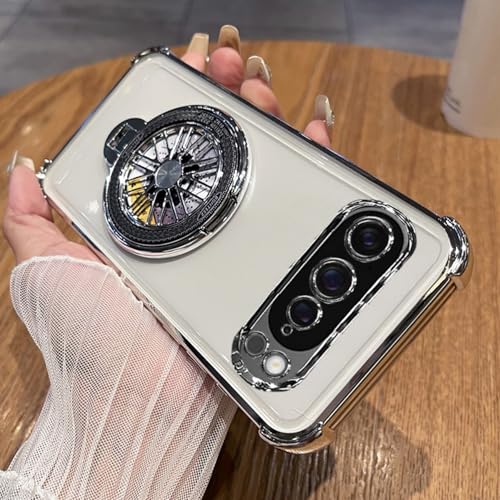 For Google Pixel 10 Pro �p �P�[�X MagSafe�Ή� ���@�\360�x��]�X�^���h �c�����Ή� �N���A �ϏՌ� �B���X�^���h�t�� �O�[�O���s�N�Z��10 Pro �p �J�o�[ �X�^���h�@�\ ���C�����X�[�d�Ή� ������� �҂����� �Ή� 