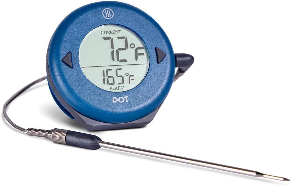 DOT — Chefs’ Favorite Simple Alarm Thermometer - Nautical Blue