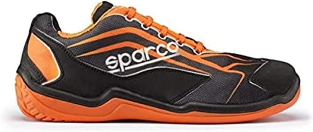 SPARCO (スパルコ) セイフティーシューズ TOURING LOW サイズ38 カラーBLACK/ORANG 0751438N