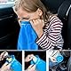 Spuckbeutel mit Mundstück, 10 Stück Einweg Emesis Tasche,1000ml Gemischte Farbe Hohe Dichte Kotztüten mit Ring, Perfekt für Reiseübelkeit, Schwangere & Taxifahrer, Bietet Sicherheit & Komfort