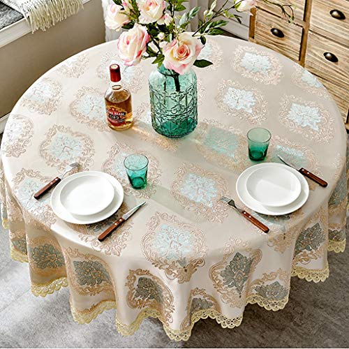Nappe de nappe tissu grand format gris pour table ronde et salon chic
