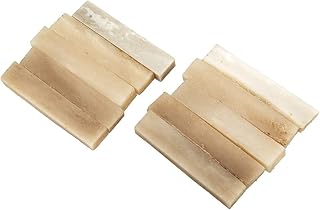 ciciTree Blank Bridge Nut Saddle Unbleached Bone for Guitar Bass Luthier DIY 10Pcs