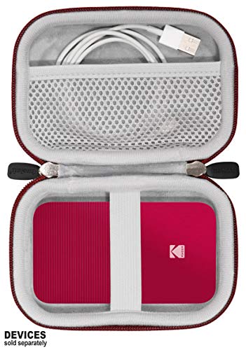 Casesack Printer Case For Kodak Smile, Printomatic, Kodak Mini Shot Instant Print Digital Camera/ Printer, Also For Canon Ivy 2 Ivy Mini, Ivy Cliq Series, Hp Sprocket 1St/ 2Nd #TOP3