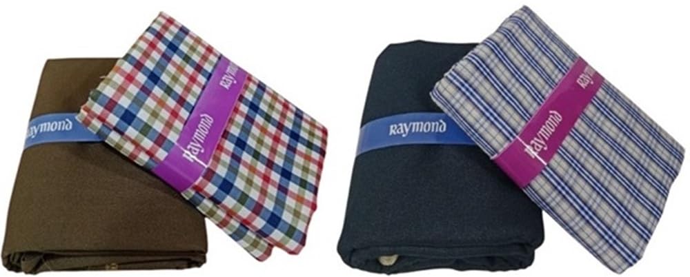 raymond fabrics Makers by Raymond Men’s Shirt & Trouser Fabric Combo | Premium Formal Wear | 2-Piece-picture-44