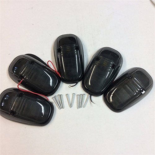 Feux de gabarit de toit contre les fuites d'eau, kit fumé pour Dodge RAM 1500 3500