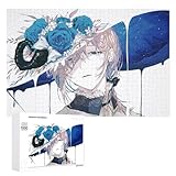 パズル 木製パズル 300/500/1000ピース 可愛いアニメ柄 VTuber にじ 叶 ジグソーパズル 【100%木製 無毒で安全】 大人向け 脳力鍛錬 集中力鍛錬 暇つぶし ストレス解消 壁の絵 キャラクター 漫画 萌えグッズ 健康的素材で安全安心 1000 PCS