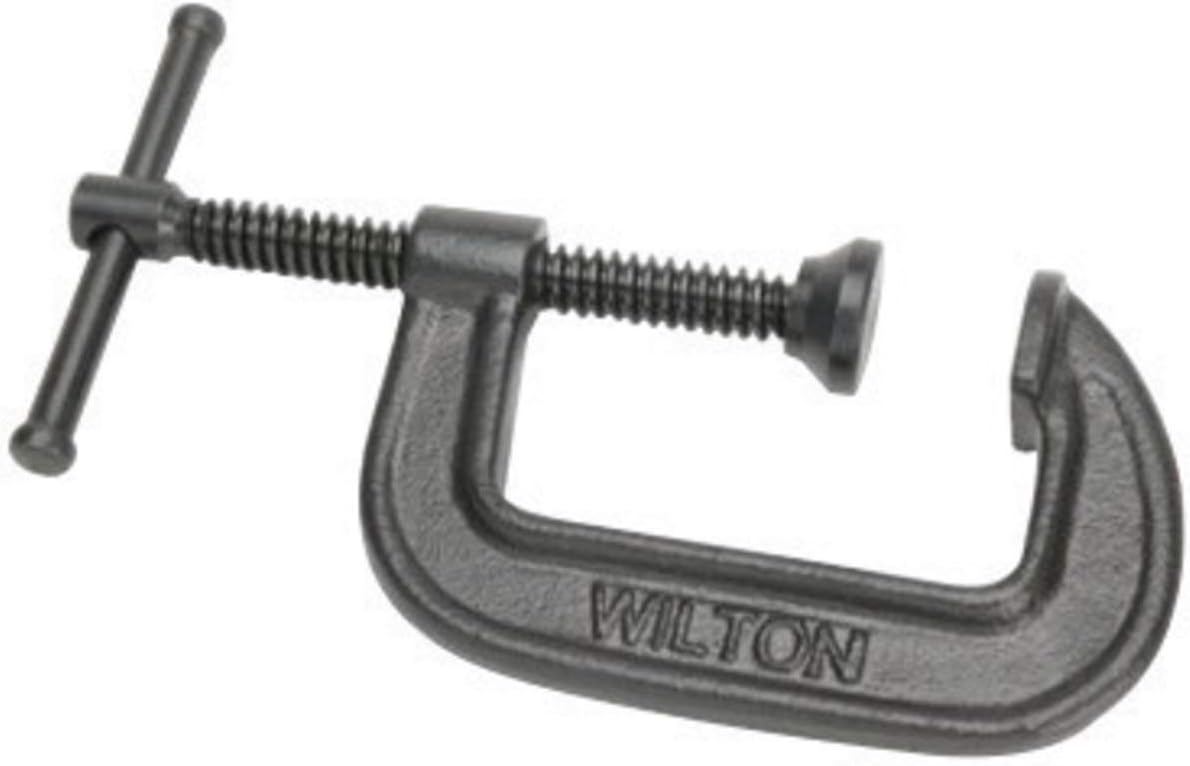 Wilton 540A-Series Carriage 540A-8 Model 8" Black Cast Iron C-Clamp, Package Size: 1 Each