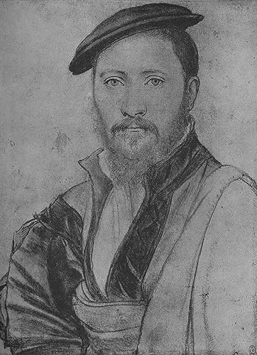 Toile un gentleman Hans Holbein le Jeune poster salon chic 58x90