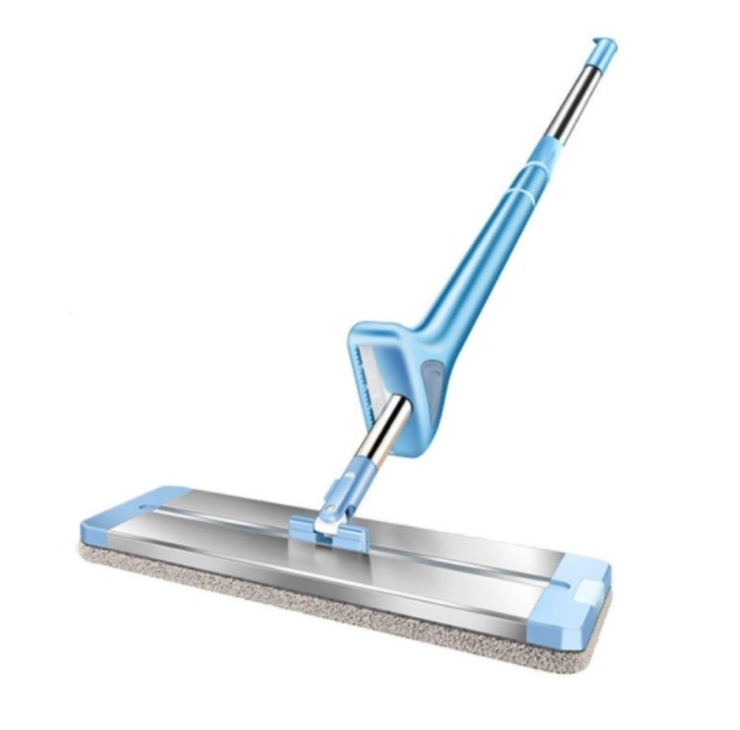Trapeador De Piso Fregona Limpiadora De Suelos, Exprimidor para Lavar El Hogar Y La Cocina, Cabezal De Aluminio, Giratorio, para Secar Ventanas De La Casa Trapeador De Limpieza