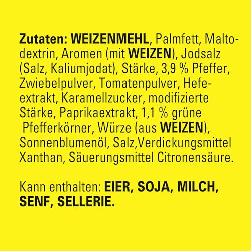 MAGGI Professional Pfeffer-Rahm Sauce, keine kennzeichnungspflichtige Zusatzstoffe, Ergiebigkeit 6L, 1er Pack (1 x 750g GastroBox)