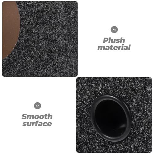 Caisson subwoofer 8 pouces scellé en moquette pour basse voiture