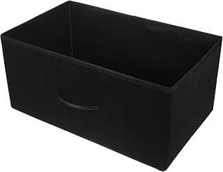 Garneck Collapsible Linen Storage Container with Handle Breathable Non-woven Fabric Clothes Storage Organizer for Home and Bedroom Prevents Odor Buildup Multiple Drawers Stylish and Simple