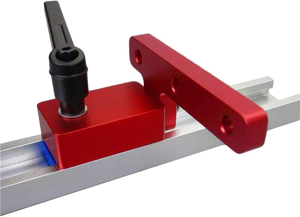 isilky r Track Stop, Type 30 Woodworking Lir for 30mm T-Slot T-Tracks Woodwork DIY Manual Tools