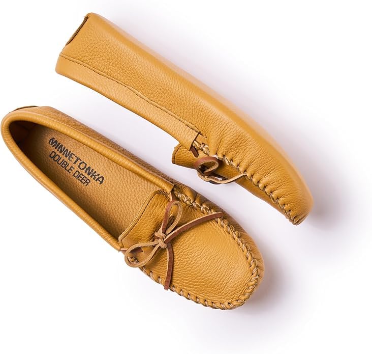 Image of Minnetonka Men's Double Deerskin Softsole
