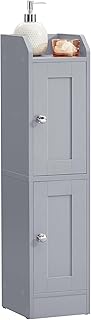 VASAGLE Siren Collection - Slim Storage Cabinet with Reversible Doors, S...