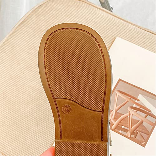 Girls Sandals Girls Leather Soft Toe Princess Dress Flat Shoes Summer Dress Shoes Shoes Furry Slippers Girls3