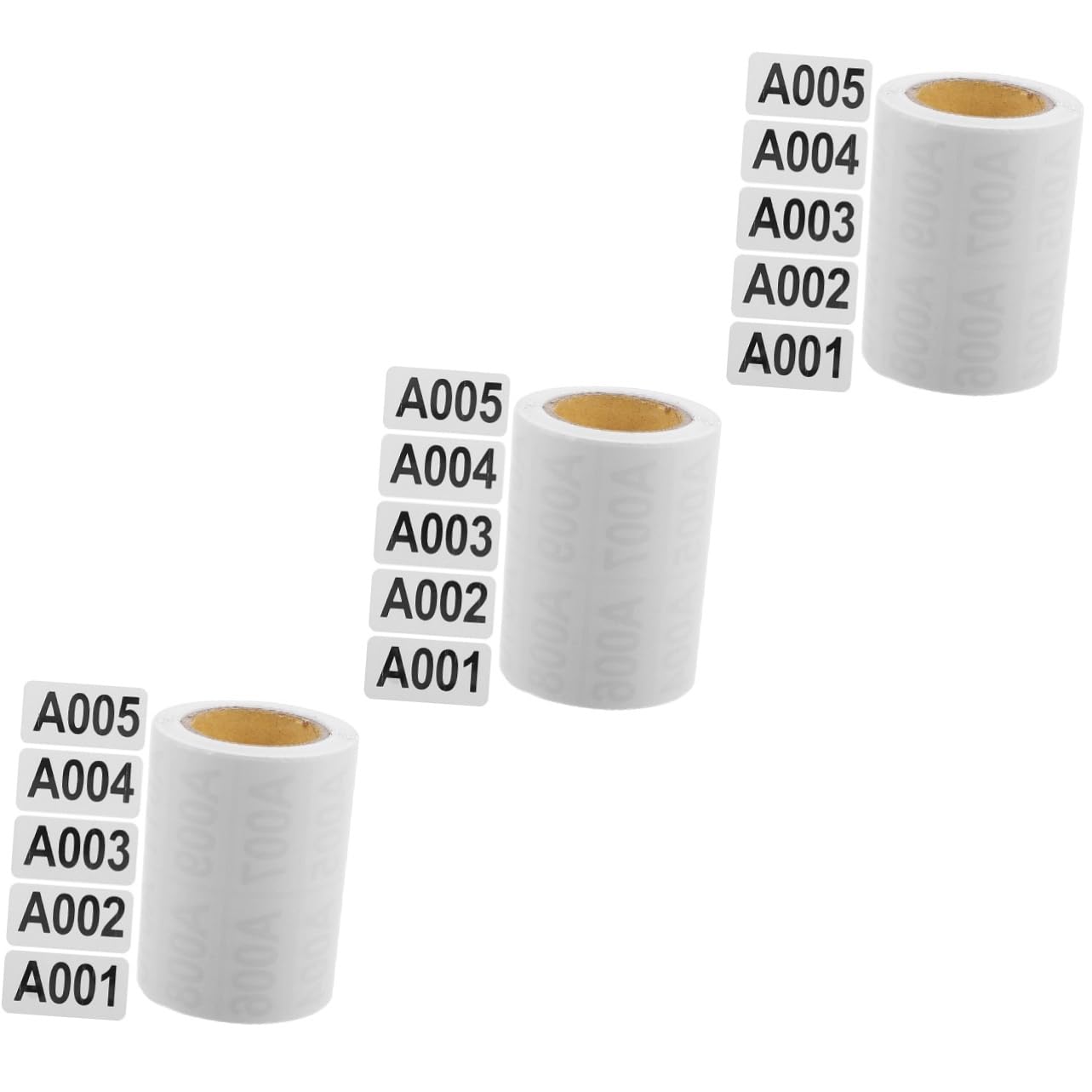 GLEAVI 3rotoli Etichette Numeriche Autoadesive Per Inventario Per Magazzini e Logistica Resistente e Facile Da Applicare