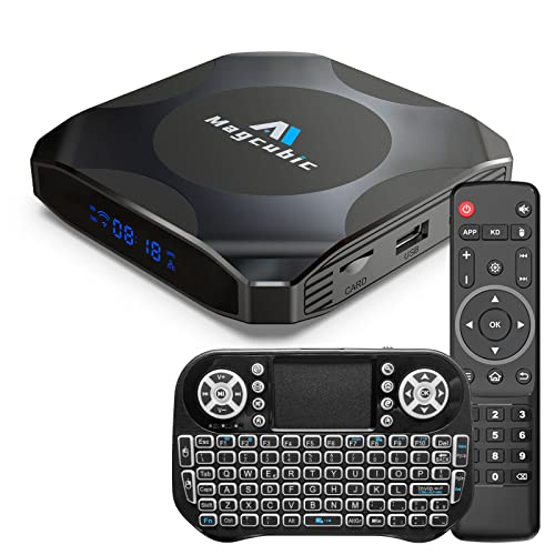 ✅ 【Goditi i migliori video HD 4K】✅ La tecnologia di decodifica video professionale AV1/VP9/H.265 e H.264 consente di risparmiare il 50% di risorse di larghezza di banda, dando vita a foto, video e giochi con colori chiari e vividi. Con questo TV box, puoi goderti video ad alta definizione 4K, puoi giocare a migliaia di giochi Android sul grande schermo e goderti un'esperienza di qualità delle immagini di qualità superiore con meno buffering.