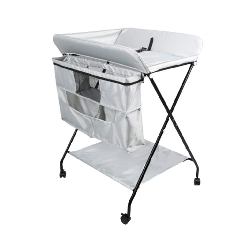 MObyat Cambiador de Pañale,Mesa para pañales Organizador de pañales a Prueba de Agua Bolsa de Almacenamiento para Cama Junto a la Cama para recién Nacidos Soporte para contenedor de Ropa para Cuna