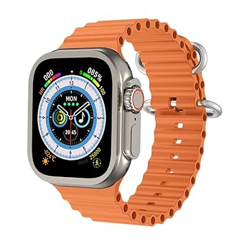 Relógio Inteligente Ultra 8pro IWO 16 Tamanho 49mm 2025 na cor (Laranja)