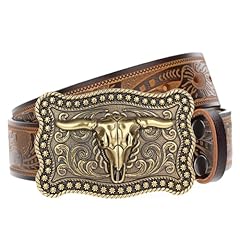 Antique Bronze Buckle/Brown Belt