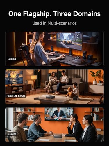 Image of MINISFORUM MS-A2 Mini Workstation AMD Ryzen 9 8945HX(16C /32T, up to 5.4GHz) Barebone Mini PC, HDMI /2xUSB-C Triple Display Mini PC, 2x2.5G LAN Port|10G SFP+ Port, Support M.2 2280 /22110 /U.2 SSD