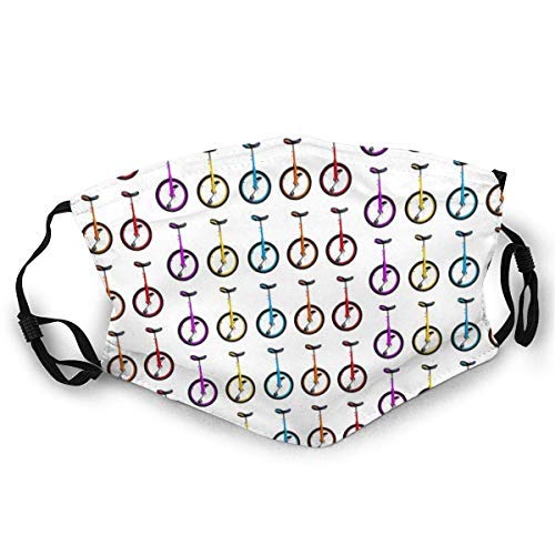 Cheyan Dust Masks Full Face Mask Unicycle Socks Dust-Proof Sunscreen Turban Mask Headdress Mouth Masks with Two Replaceable Filters
