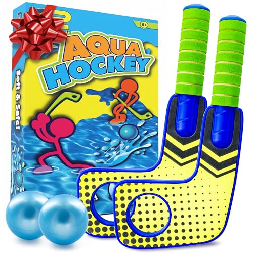 Aqua Hockey Sticks Pool Games - Hockey Gifts for Boys