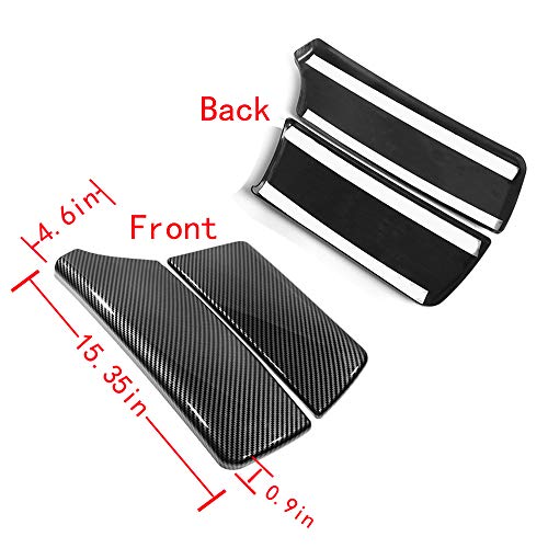 CHUANGHUI For BMW 5 Series 520i 528i 530i 535d 535i 550i 2011-2016 ABS Carbon Fiber Color Car Interior Center Armrest Box Covers Console Box Storage Box Trim Cover