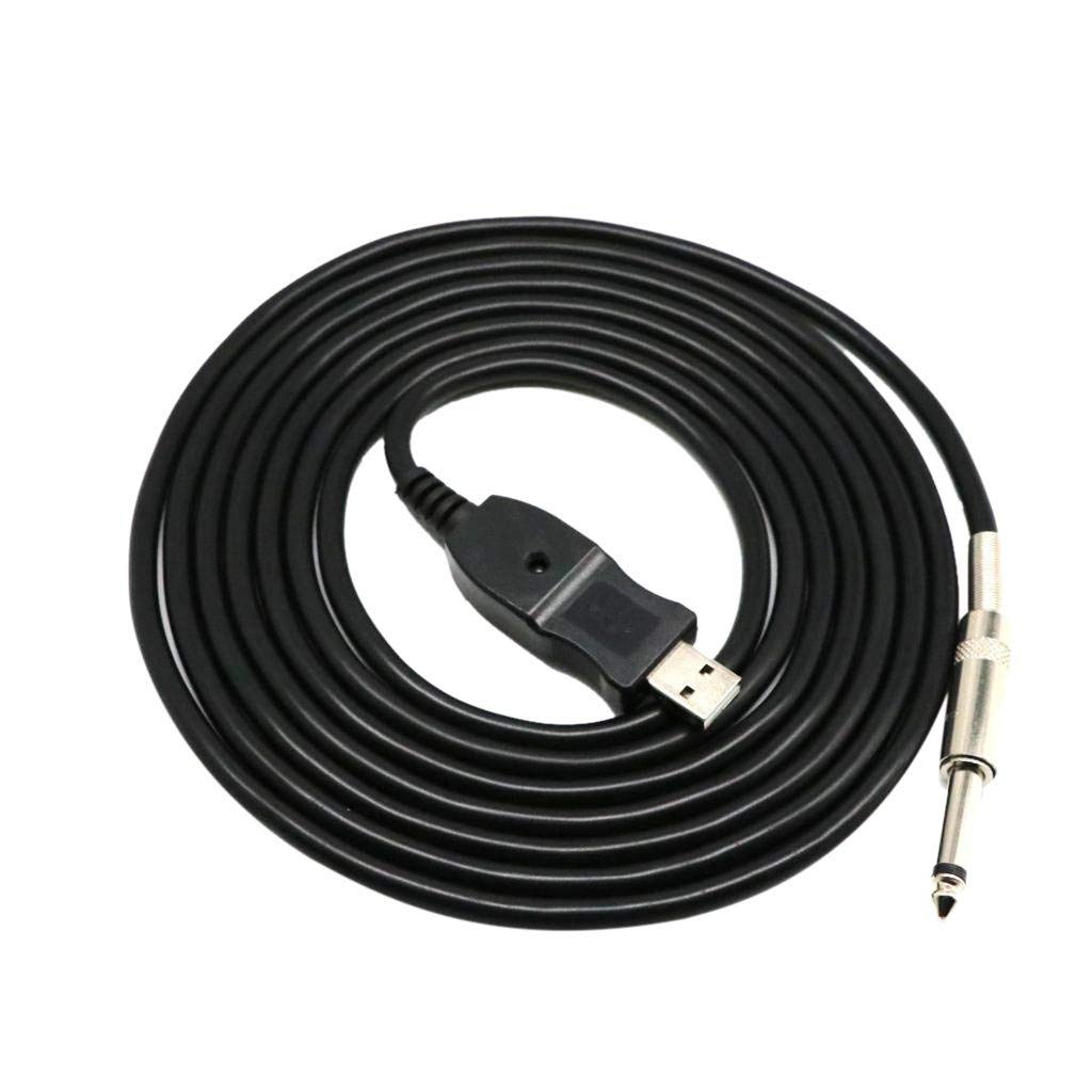 Cavo USB Per Chitarra/Basso 3m - Interfaccia Registrazione PC Con Adattatore 6.5mm, No Driver Richiesti - Foto 8