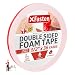 XFasten Double Sided Tape Foam Mounting Tape, 1/2-Inch x 36 Yards