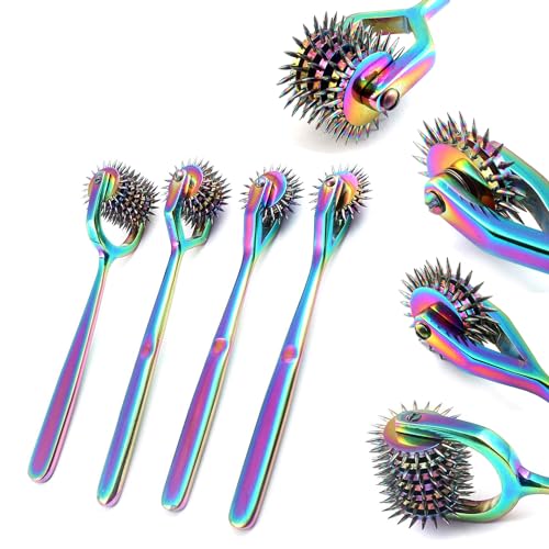 Precise Canada: Set of 4 Wartenberg Neurological Pin Wheel Pinwheel 2, 3, 5 & 7 Head Diagnostic Multi Color Rainbow