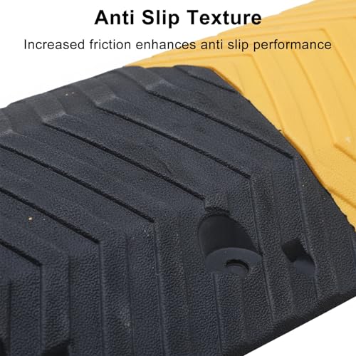Rampa protectora de cables de goma resistente para entradas de vehículos 5
