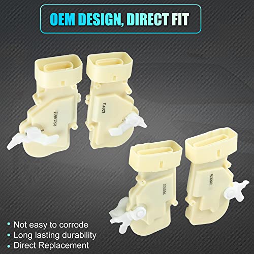 Image of X AUTOHAUX 4pcs Front Rear Left Right Power Door Lock Actuator for Lexus GS300 GS400 GS430 RX300 for Toyota Prius 69120-30010 69110-30010 69140-30110 69130-30110