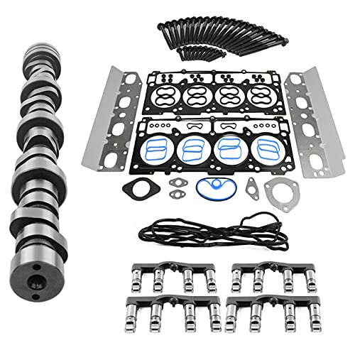 Huntike MDS 5.7L Hemi Camshaft Lifters Kit for Chry-sler 300 Jee-p Grand Cherokee Do-dge Ram 1500 Durango Charger 2009-2013 - Valve Lifter, Camshaft, Gasket, Bolt Part# 53021726AE ES72200 HS26423PT -  53021726AE ES72200 HS26423PT 53022372AA