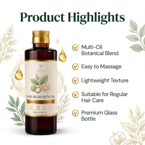 Image of Hair ReGrowth Oil | 96% Saw new Growth Promotes Hair Growth & Stimulates Hair Follicles | For Men & Women | 100ml