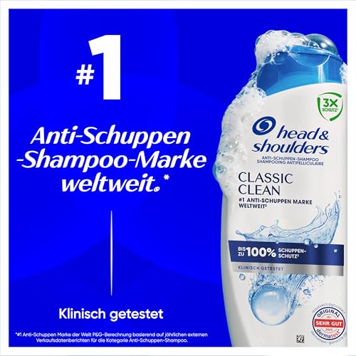 Head & Shoulders Classic Clean Anti-Schuppen Shampoo 500ml – Ansicht 2